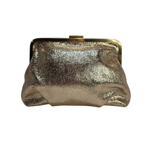 J. Crew Metallic Gold Wristlet - Picture 13 of 16